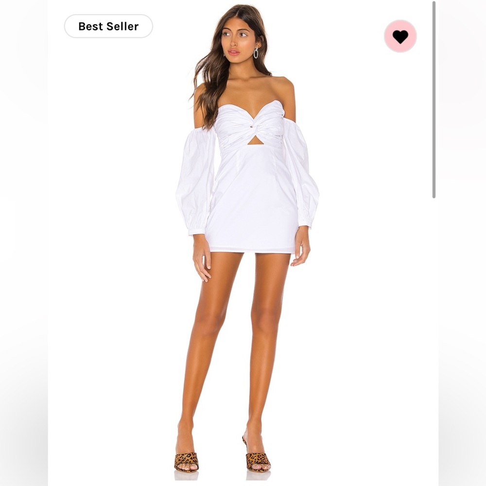 Flynn ruched sleeve dress superdown